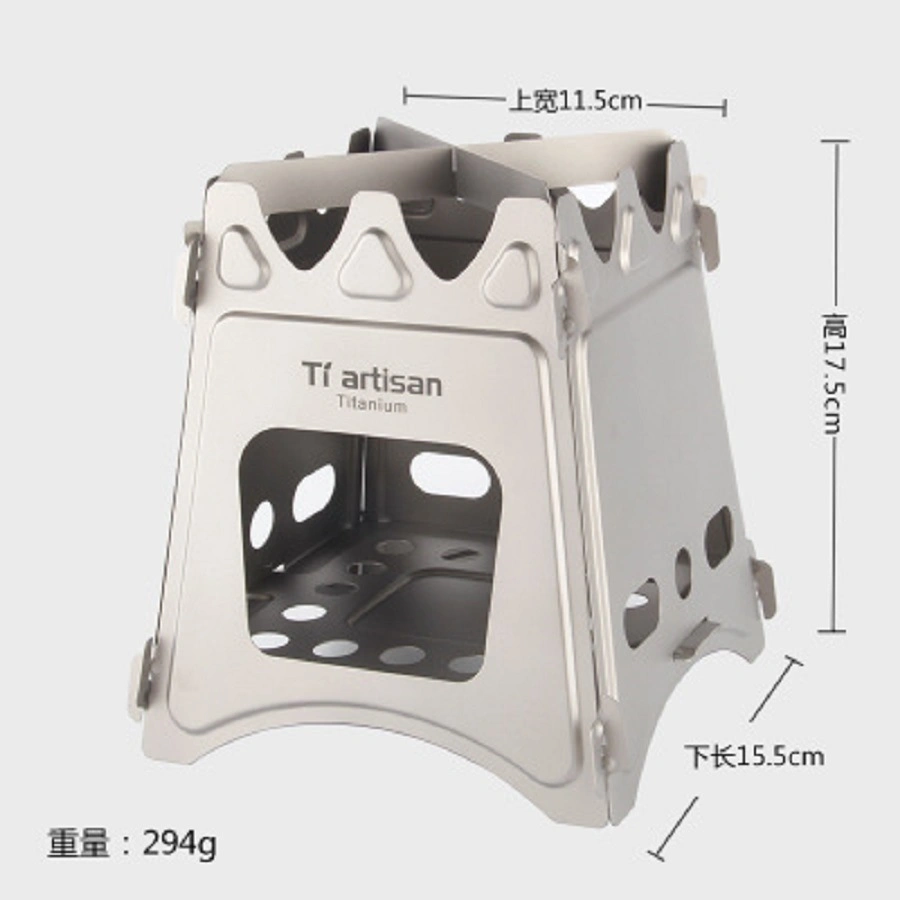 BBQ Camping Stove Wood Burning Stove Lightweight Compact Durable for Outdoor Backpacking Hiking Traveling Picnic Wyz13768
