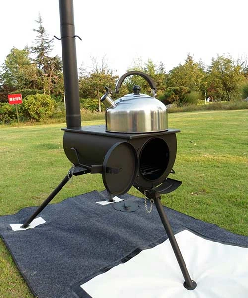 New Model Tent Outdoor Wood Camping Stove 20%off