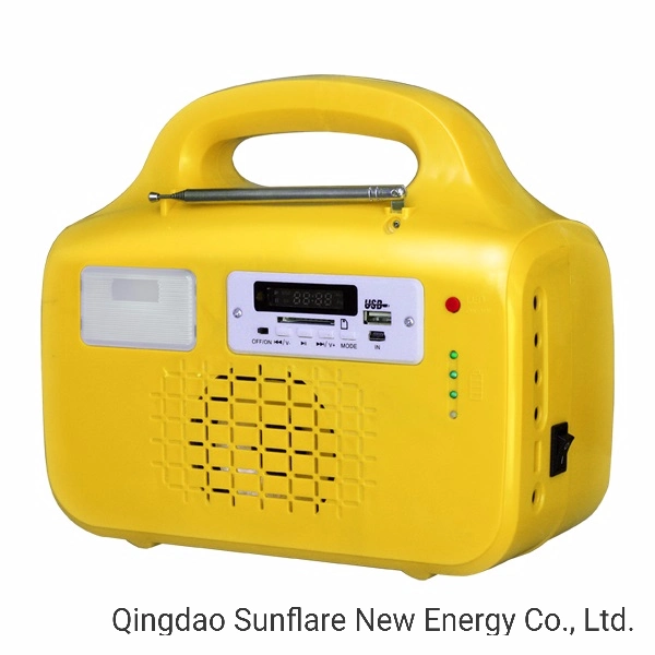 2019 New Model 20W Solar Lighting System MP3+FM Radio