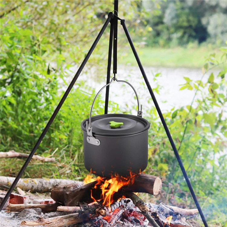 Portable Customized High Quality Aluminum Alloy Ultra Light Outdoor Packing Hiking Climbing Camping Cookware Set