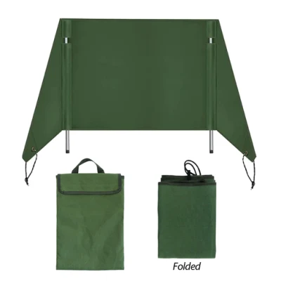 Outdoor Thickened Canvas Fabric Fence Camping Stove Wind Breaker Outdoor Cooking Wind Shield for Camping Windscreen