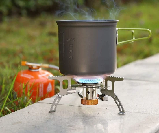 Waterproof Outdoor Mini Lightweight Burner Stove Portable Windcover Camp Stove